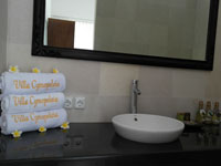 bali strand villa cymopoleia bad