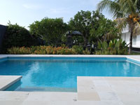 bali strand villa gästehaus pool