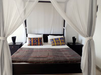 bali strand villa gästehaus bett