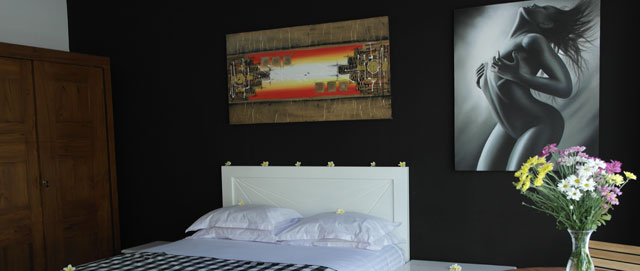 bali beach front villa zimmer